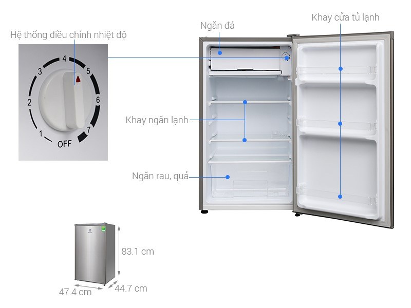 Kích thước tủ lạnh thông dụng nên biết trước khi mua