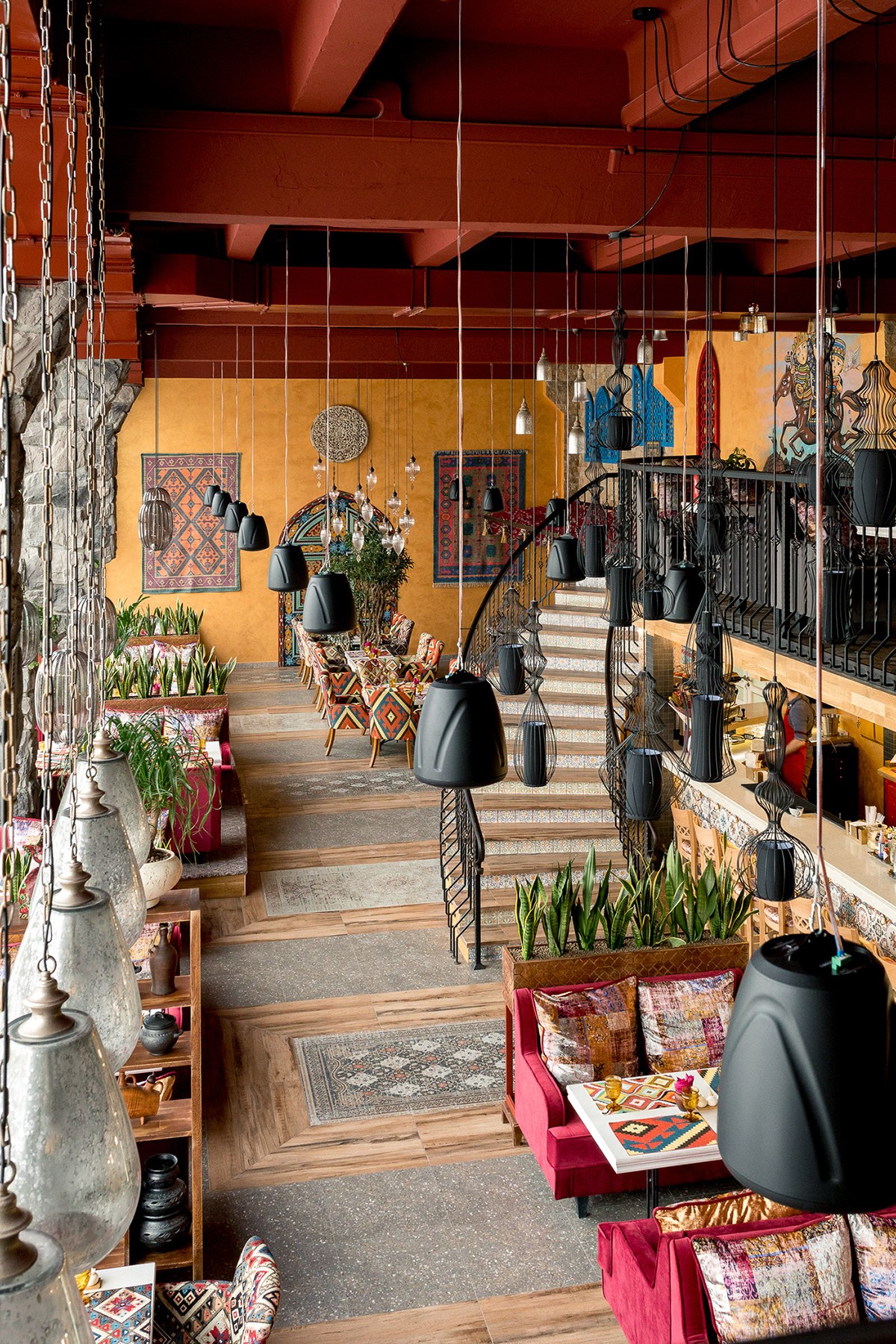 Mẫu thiết kế quán cafe phong cách Bohemian
