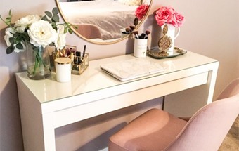 100 mẫu bàn trang điểm đẹp, hiện đại cho phòng ngủ đốn tim phái đẹp