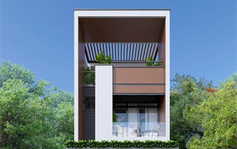 40 mẫu thiết kế mặt tiền nhà ống 2 tầng đẹp, hiện đại