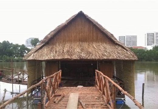 Các loại nhà lá, hướng dẫn lợp nhà bằng lá dừa và lá cọ truyền thống