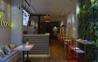 Thiết kế quán trà sữa hiện đại dành cho tuổi Teen