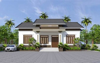 Top 5 nhà cấp 4 đẹp 3 phòng ngủ được ưa chuộng nhất hiện nay