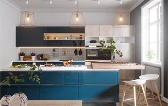 "Vô vàn" ý tưởng nội thất bếp màu xanh giúp bạn kiến tạo không gian sống