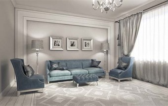 25 mẫu thiết kế nội thất phòng khách biệt thự tân cổ điển cực sang
