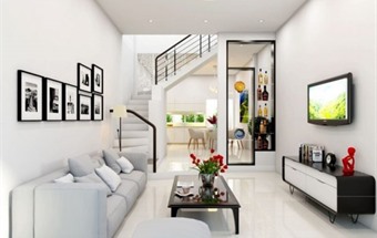 50 mẫu nội thất phòng khách đẹp cho nhà ống xua tan nỗi lo bí bách, chật chội