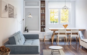 50 mẫu nội thất phòng khách kết hợp phòng ăn trong căn hộ chung cư (P1)