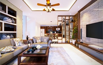 7 nguyên tắc thiết kế nội thất phòng khách chung cư 70m2