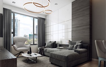 Biến hóa không gian với thiết kế nội thất chung cư 68m2 ngập sức sống