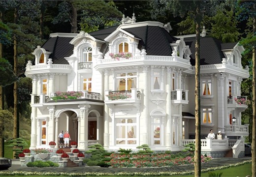 Biệt thư 2 tầng phong cách Châu Âu - Thổi luồng gió mới vào cuộc sống Việt