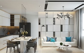 Bỏ túi bí kíp hoàn thiện chung cư 70m2 2 phòng ngủ