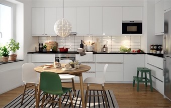 Các mẫu thiết kế nội thất phòng bếp đẹp theo phong cách Scandinavian