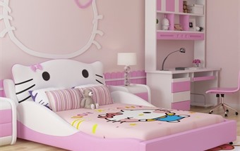 Chiêm ngưỡng những mẫu nội thất phòng ngủ Hello Kitty "ngọt" rụng rời