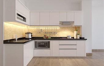 Điểm danh những lý do bếp chữ L xuất hiện ở nhà chung cư