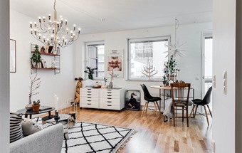 Gợi ý thiết kế nội thất cho chung cư 56m2 đậm chất Scandinavia