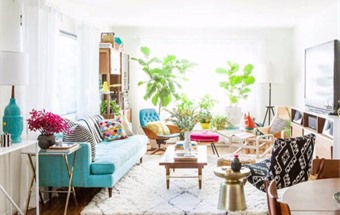 Hàng loạt mẫu nội thất phòng khách chung cư phong cách Retro đẹp không rời mắt