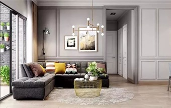 Mê mẩn với mẫu thiết kế nội thất chung cư hiện đại diện tích 85m2