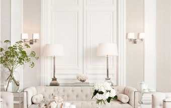 Những lý do khiến phòng khách màu trắng được yêu thích