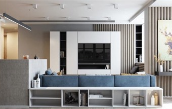 Phá cách với thiết kế nội thất cho căn hộ 90m2 của Mr Long tại chung cư Gemek Tower