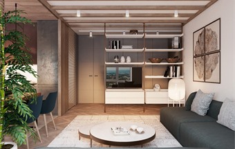 Sự bứt phá mới mẻ của phương án nội thất chung cư 3 phòng ngủ