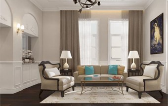 Sức quyến rũ từ nội thất nhà chung cư 100m2 Tân cổ điển