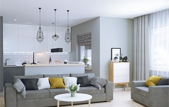 Thiết kế nội thất chung cư 66m2 theo bảng màu cực Hot