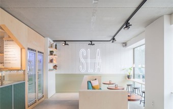 Thiết kế nội thất nhà hàng salad 100m2 trong trung tâm thương mại