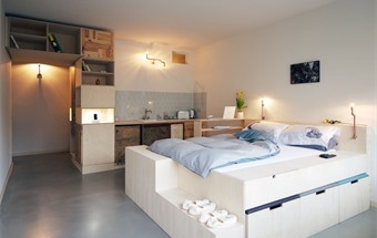 Thiết kế nội thất phòng ngủ 30m2 phong cách hiện đại