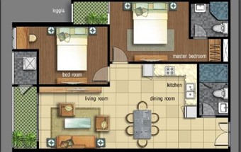 Trang trí nội thất nhà chung cư 70m2 với nội thất hiện đại