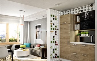 Ý tưởng bộ sưu tập rượu trong thiết kế nội thất biệt thự liền kề