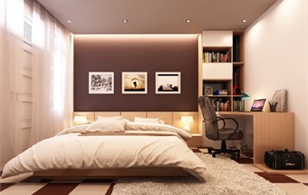 Ý tưởng thiết kế nội thất phòng ngủ 25m2 đa phong cách