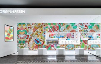 ORIGINALFRESH - nội thất quán cafe nhỏ đẹp đầy màu sắc