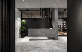 Phương án thiết kế nội thất văn phòng kỹ thuật hiện đại liên kết đa chiều